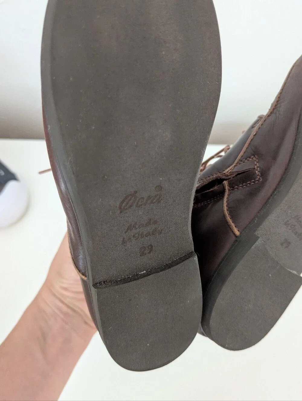 Vintage Lace Up Zipped Boots